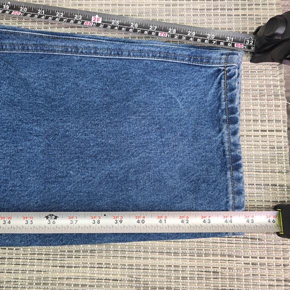 Carhartt Jeans Mens 44x32 Relaxed Fit Straight Leg Blue Denim Gorpcore Workwear - Picture 8 of 12